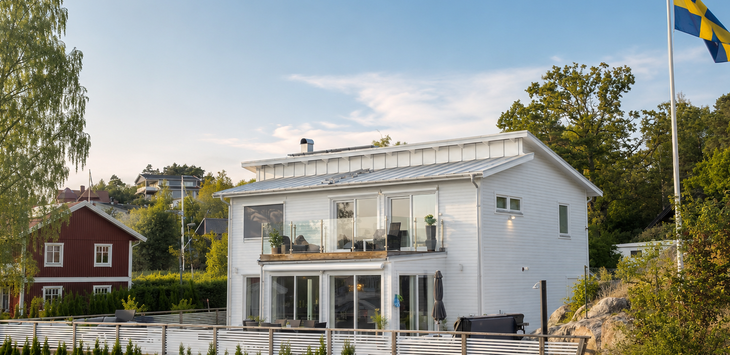 Modern villa som inspirationsbild